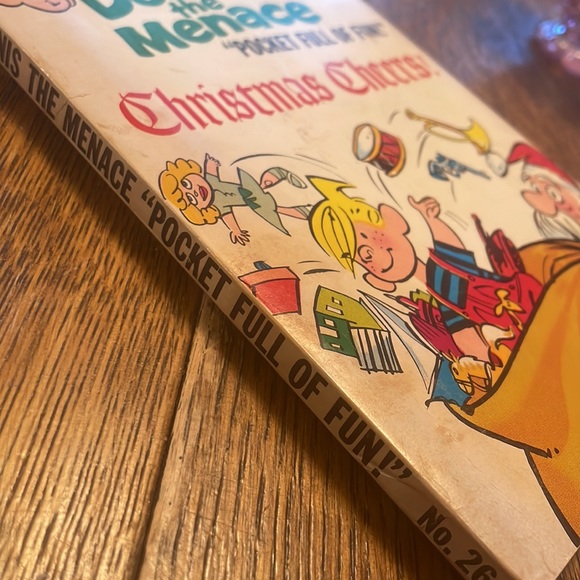 Dennis the Menace by Hank Ketcham pocket full of fun #6 Christmas cheers 1970 - Picture 4 of 4